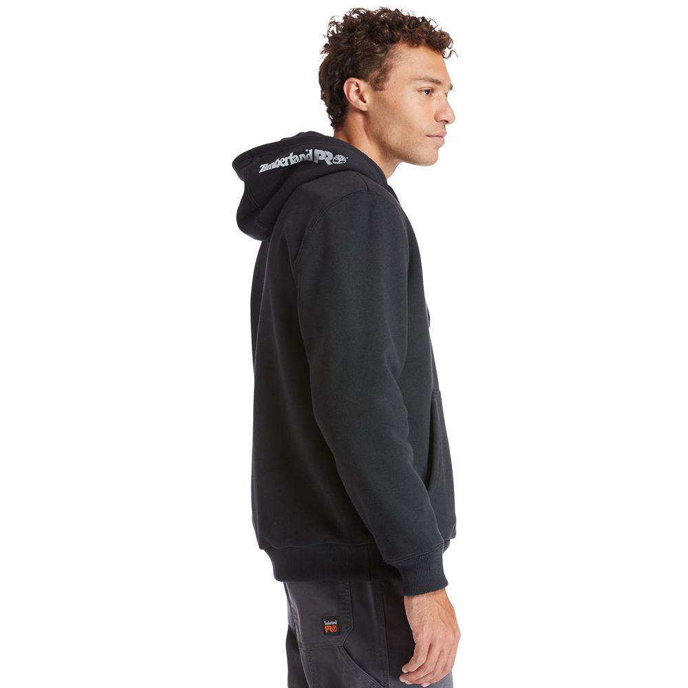 Timberland Φουτερ Ανδρικα Μαυρα - Pro® Double-Duty Heavyweight Hoodie - Greece 4057162-FT